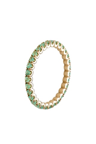 Bague - Or jaune et émeraudes
