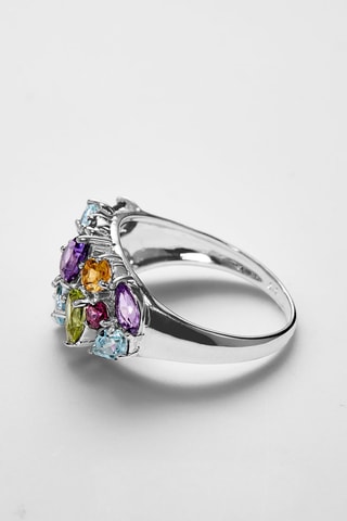 Bague Tutti Frutti Or blanc
