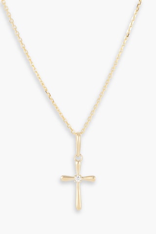  Pendentif Croix honneteté - Or jaune 