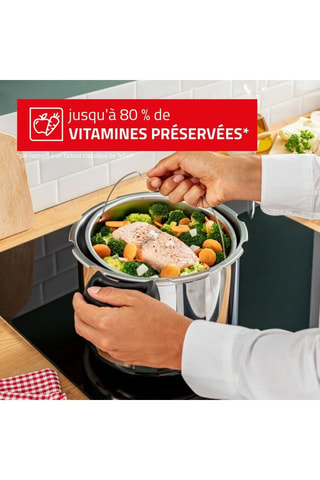 Cocotte-minute en acier inoxydable ClipsoMinut' Day by Day - 7,5 l