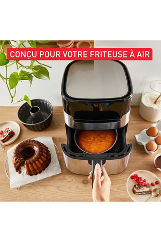 2 moules pour friteuse à air - 16/18 cm