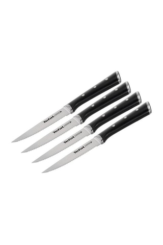 4 couteaux à steak en acier inoxydable - 11 cm