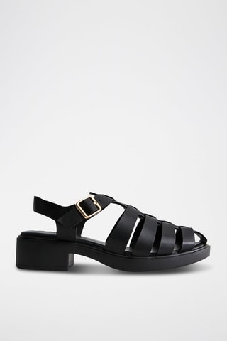 Sandali con tacco - Nero