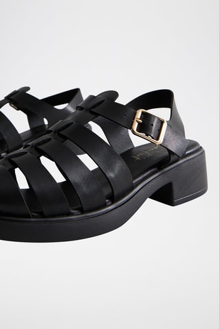 Sandali con tacco - Nero