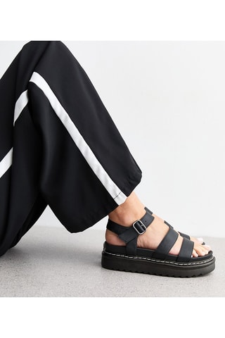 Sandali platform - Nero