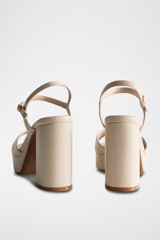 Sandali con tacco - Beige