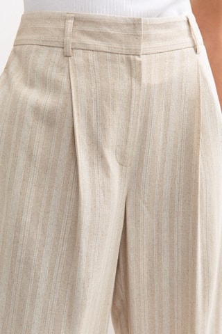 Pantaloni wide legs - Ecrù