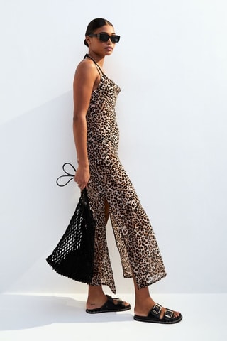 Robe de plage - Marron