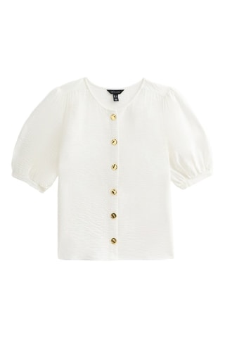 Chemisier relaxed - Blanc