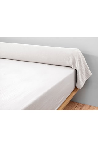Funda de almohada de gasa de algodón 125 g/m² Gaïa - Chantilly