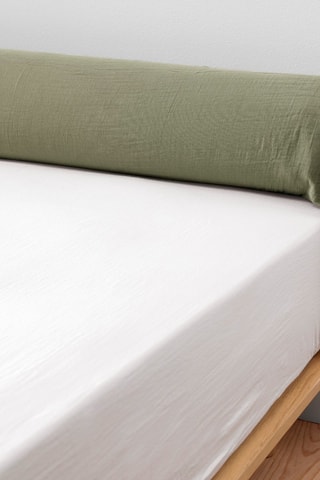 Funda de almohada de gasa de algodón 125 g/m² Gaïa - Romero