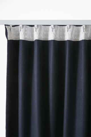 Cortina opaca Bjorn - Azul noche - 140 x 260 cm