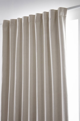 Cortina opaca Bjorn - Beige claro - 140 x 260 cm