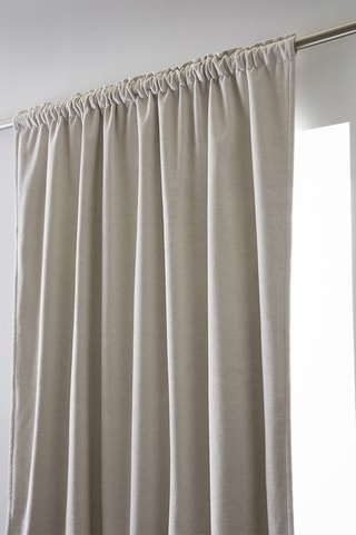 Cortina opaca Bjorn - Beige claro - 140 x 260 cm