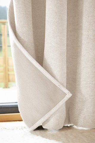 Cortina opaca Bjorn - Beige claro - 140 x 260 cm