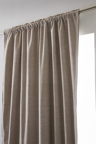 Cortina opaca Bjorn - Beige - 140 x 260 cm