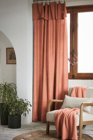 Cortina Lysandre - 140 x 270 cm - Naranja