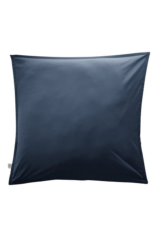 Funda de almohada de percal de algodón 80 hilos/cm² Bally - Azul noche