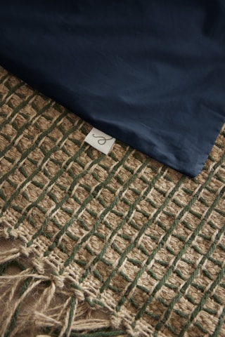 Funda de almohada de percal de algodón 80 hilos/cm² Bally - Azul noche
