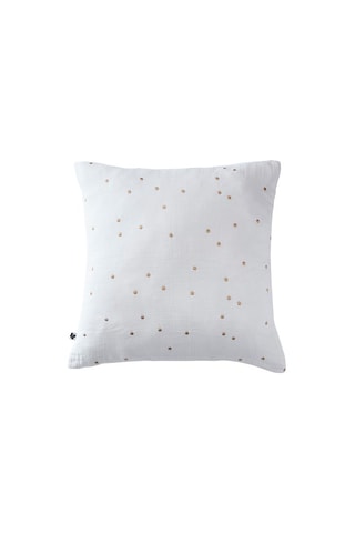 Funda de almohada Gaïa Chic - Nata