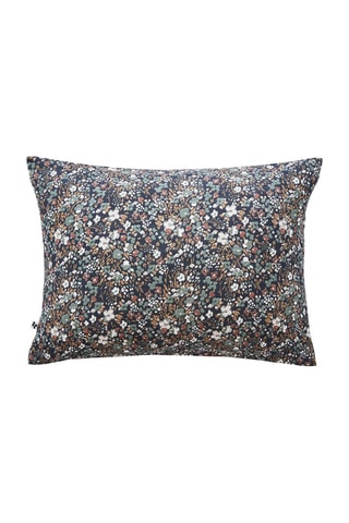Funda de almohada de gasa de algodón 125 g/m² - Capucine - Azul marino