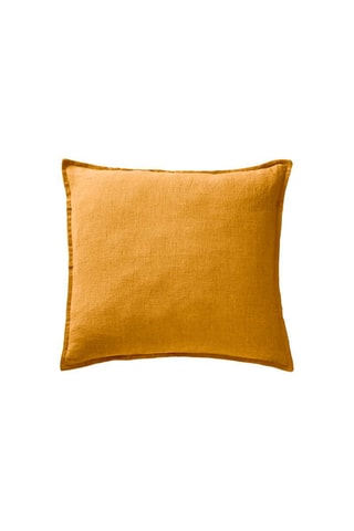 Funda de almohada de lino Soline - 
Amarillo