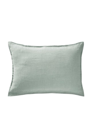 Funda de almohada de lino Soline - Eucalipto