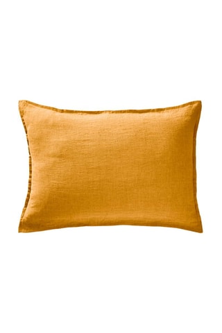 Funda de almohada de lino Soline - 
Amarillo