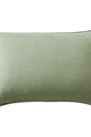 Funda de almohada de lyocell 57 hilos/m² Lysandre - Verde