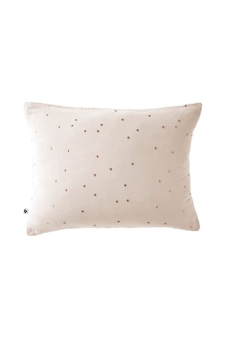 Funda de almohada de gasa de algodón 125 g/m² Gaïa Chic - Pampa