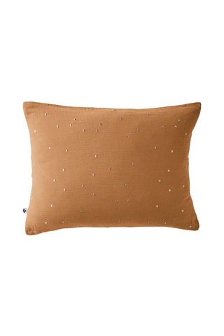 Funda de almohada Gaïa Chic - Camel