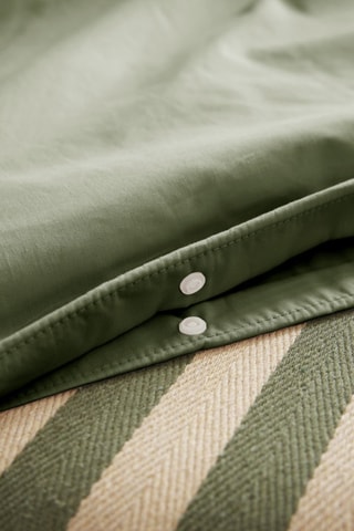 Funda nórdica de percal de algodón 80 hilos/cm² Bally - Verde