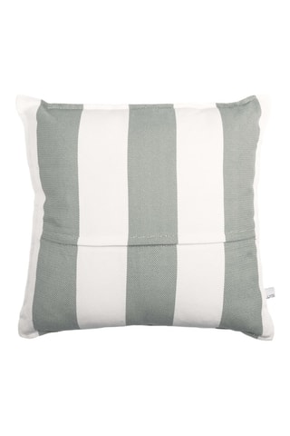 Funda de cojín Noa - Blanco y verde salvia - 45 x 45 cm