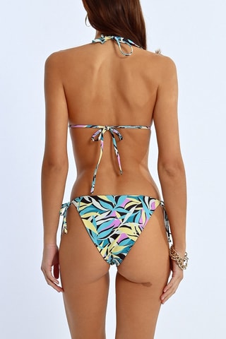 Sujetador de bikini - Negro y turquesa