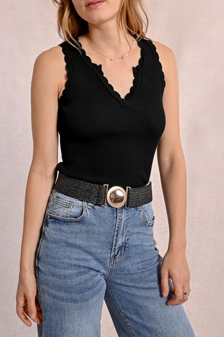 Camiseta de tirantes - Negro