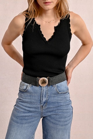 Camiseta de tirantes - Negro