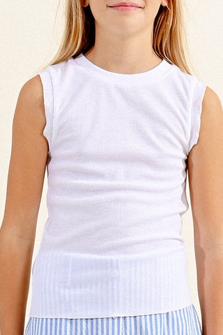 Camiseta de tirantes - Blanco