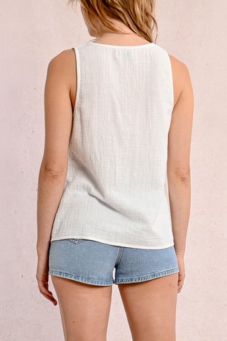 Camiseta de tirantes - Blanco