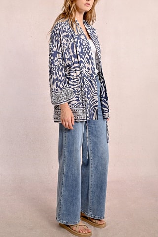Kimono - Azul cobalto