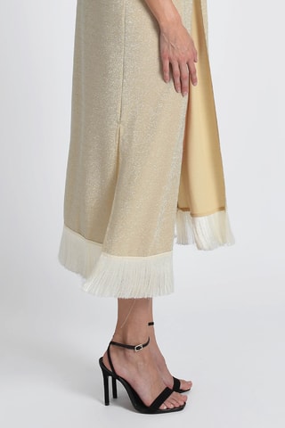 Chaleco largo - 
Beige