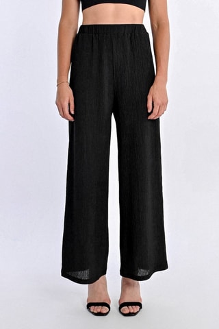 Pantalón de tiro alto - Negro