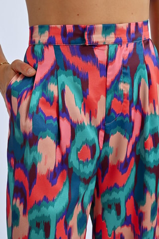 Pantalón de tiro alto - Azul oscuro