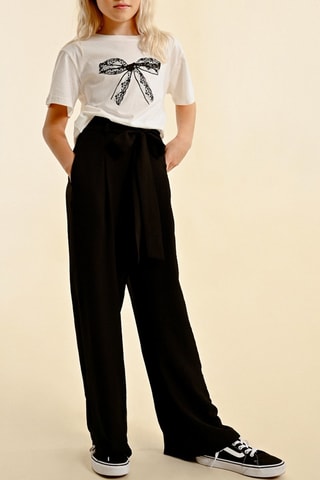 Pantalón de tiro alto - Negro
