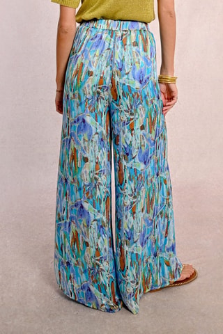 Pantalón - Turquesa y azul cobalto