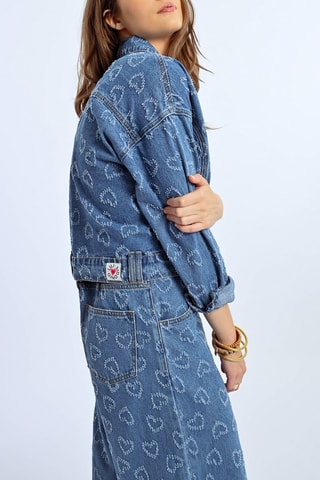 Chaqueta vaquera - Celeste