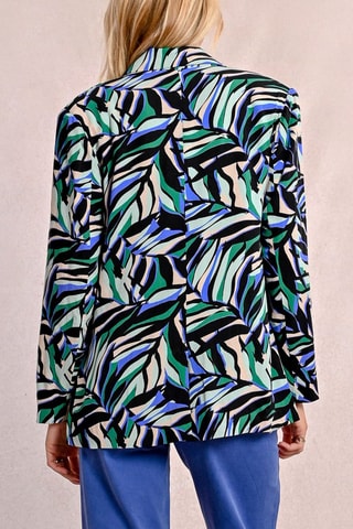 Chaqueta - Negro y verde claro