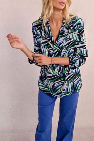 Chaqueta - Negro y verde claro