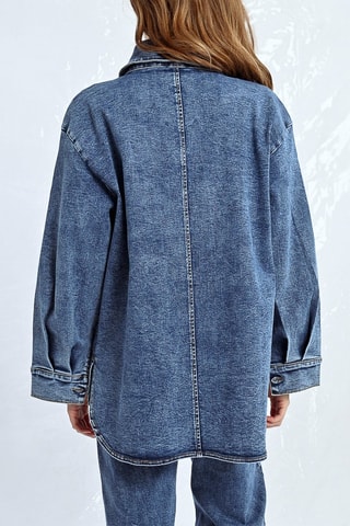 Chaqueta vaquera - Celeste