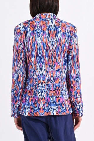 Chaqueta - Azul y naranja