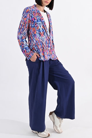 Chaqueta - Azul y naranja